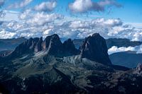 Uitzicht op de Marmolada, Dolomieten, Italië