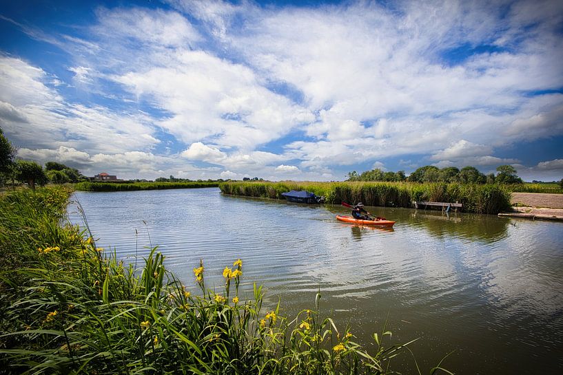 Canoeist in the big screener by peterheinspictures