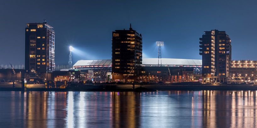 Feijenoord Stadion &quot;De Kuip&quot; 2017 in Rotterdam (format 2/1) von MS Fotografie | Marc van der Stelt