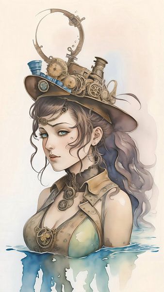 Steampunk Woman XIII von DeVerviersBelgium