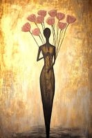 Gelassene Silhouette