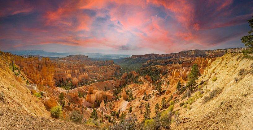 Bryce Canyon National Park, Panoramic photo by Gert Hilbink