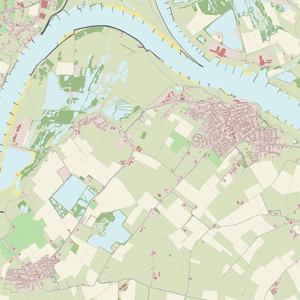 Carte de Millingen aan de Rijn par Rebel Ontwerp