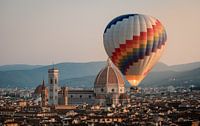 Hot air balloon in Florence