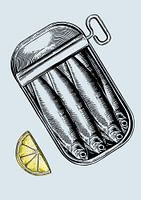 Sardines with lemon