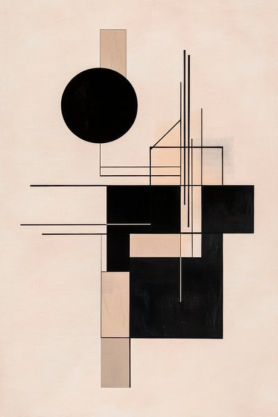 Geometrische Komposition von Poster Art Shop