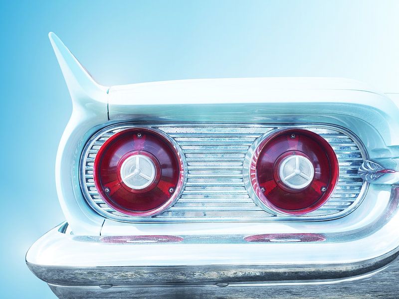 US American classic car 1959 Thunderbird abstract by Beate Gube