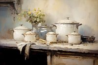 Still Life Pans Kitchen