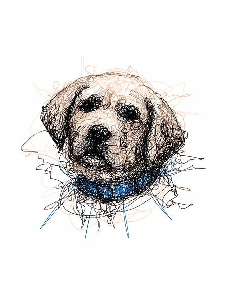 Porträt eines Hundes von Sepri Abadi