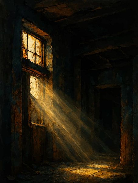 Light Through Abandoned Room by Media Jeka