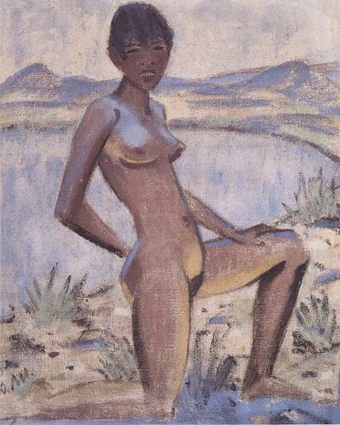 Big kneeling woman, Otto Mueller - ca1926 by Atelier Liesjes