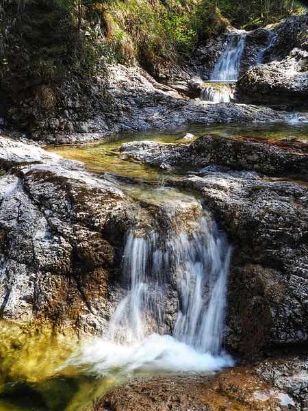 Waterfall, waterfalls, mountains, mountains, Alps, nature photography, landscape photography, mural, canvas, fine art print, nature, wilderness, mountain landscape, mountain love, nature picture, alpine landscape, outdoor, wanderlust, natural paradise, river, spring, natural wonder, photo art, water, mountain water, alpine photo, mountain world, veins of the mountains, force of nature, peace, energy, mountain photography by Miriam Schwarzfischer Fotografie