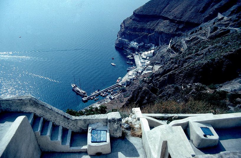 Santorini der Hafen von artpictures.de