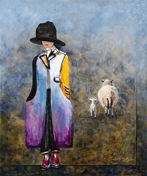 Schaf-Hutkleid von Carmen de Bruijn