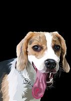 Beagle dog vector