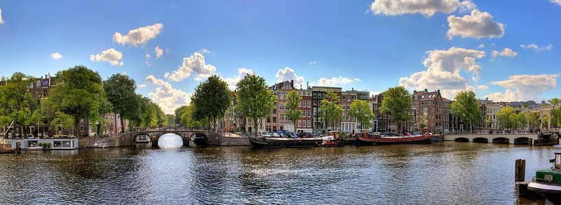 Amstel rivier panorama by Dennis van de Water