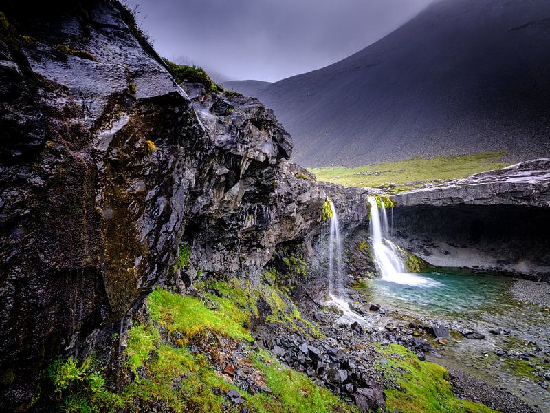 Chute d'eau Skutafoss, Islande par Eddy Westdijk