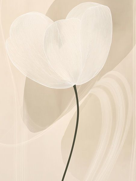 Blume abstrakt von Bert Nijholt