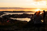 Coucher de soleil près de Bergen