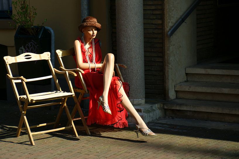 Etalagepop in het centrum van Deventer par Alice Berkien-van Mil