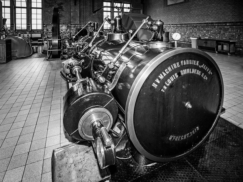 Steam Engine Wouda Pumping Station by Rob Boon