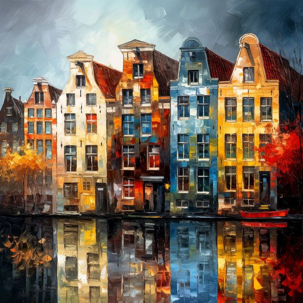 Amsterdam Schilderij van Preet Lambon