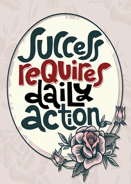 Success requires daily action von Gunawan RB