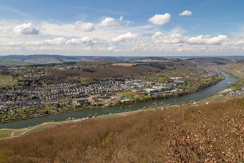 Blick auf das Tal der Mosel von Reiner Conrad
