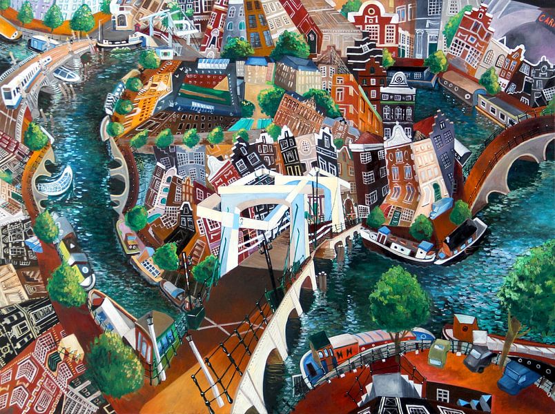 &quot;Magere Brug&quot; in Amsterdam von Jeroen Quirijns