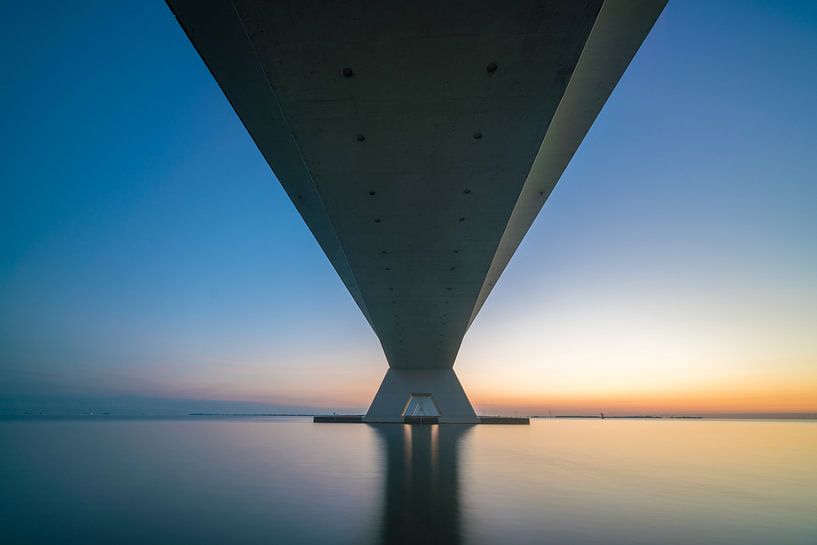 Zeeland Bridge from below by Roelof Nijholt