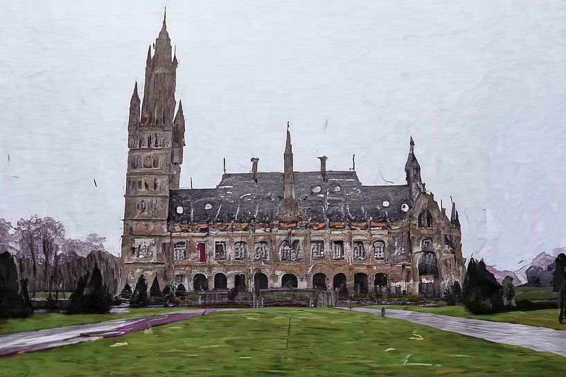 Peace Palace The Hague painting by Anton de Zeeuw