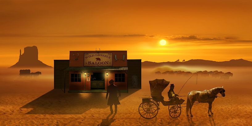 The Wild West Saloon by Monika Jüngling