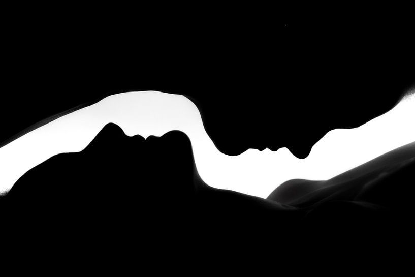 Les profils de deux femmes par Jan Lykke