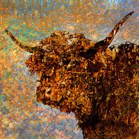 La force de la couleur du Highlander écossais