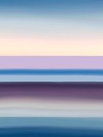 Teintes violettes - Motif du coucher de soleil