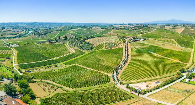 Toskana Panorama Landschaft von Mustafa Kurnaz