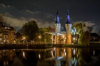 Oostpoort Delft en soirée
