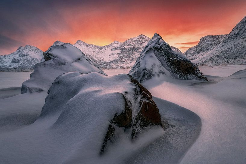 Lever de soleil magique aux Lofoten par Peter Poppe