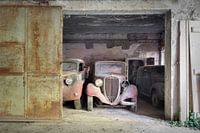 Old timers in old barn