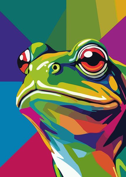 Grenouille Pop Art par MIROKKU