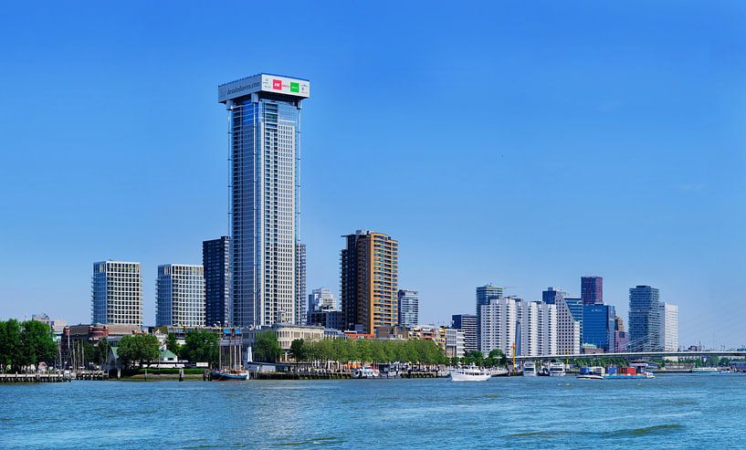 Rotterdam mit Blick auf die Maas und den Zalmhaven von Omni VR