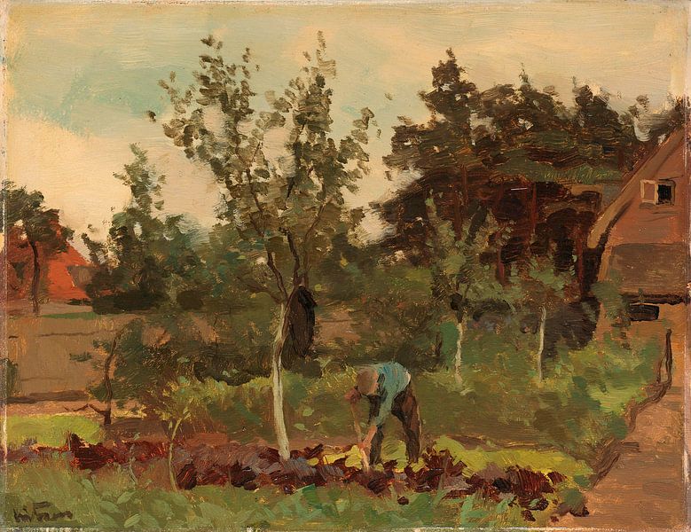 Vegetable garden, Willem Witsen by Masterful Masters