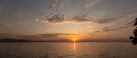 Sonnenuntergang am Bodensee.