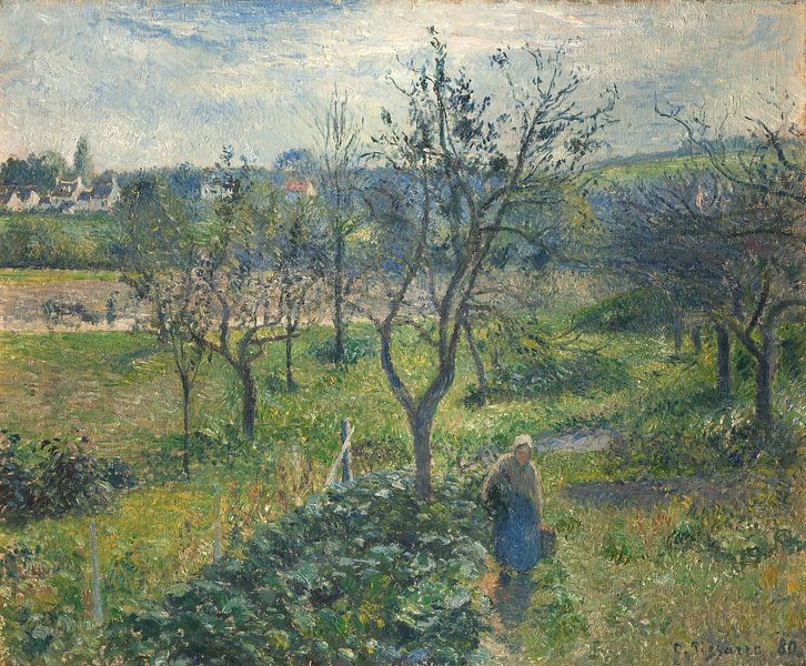 Garden at Val Hermeil, Camille Pissarro by All the Masters