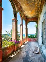 Abandoned Balcony with Sea View.
