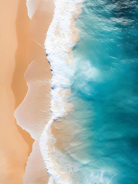 Vague sur la plage V3 par drdigitaldesign