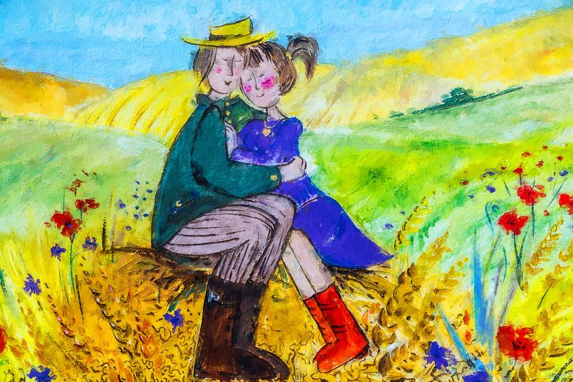 Liebe im Kornfeld (Gemälde) von Art by Jeronimo