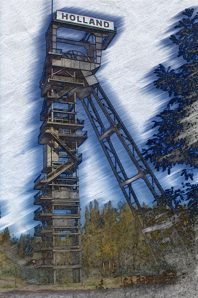 Hollande 2 Mine de charbon par Edgar Schermaul