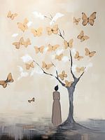 Japandi, Butterfly Tree III