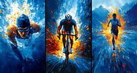 Power and Fire: Triathlon in Motion